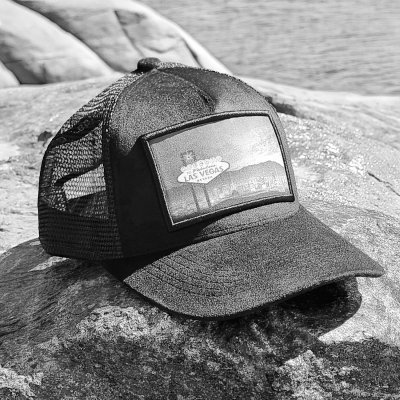 Caps - Gårda Velvet Trucker Las Vegas (sort)