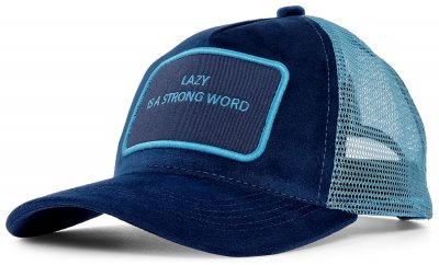 Kasket - Gårda Velvet Trucker Lazy (blå)