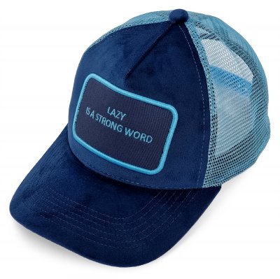 Kasket - Gårda Velvet Trucker Lazy (blå)