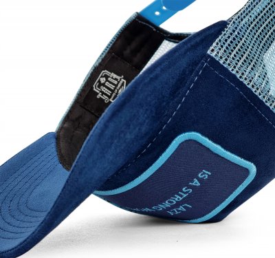 Kasket - Gårda Velvet Trucker Lazy (blå)