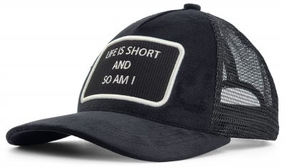 Kasket - Gårda Velvet Trucker Life Is Short (sort)