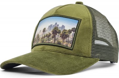 Caps - Gårda Velvet Trucker Los Angeles (grøn)