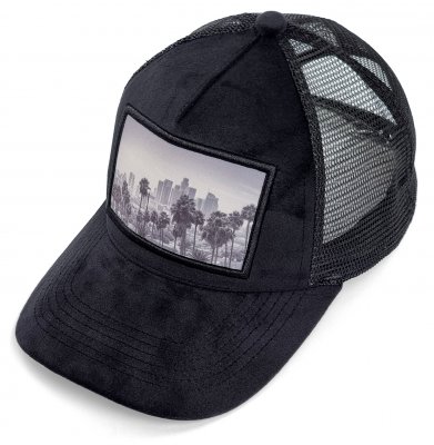 Caps - Gårda Velvet Trucker Los Angeles (sort)