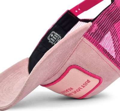 Kasket - Gårda Velvet Trucker Mondays (lyserød)