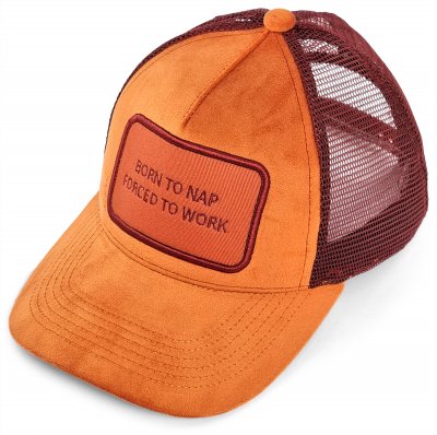 Kasket - Gårda Velvet Trucker Nap (orange)