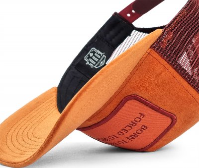 Kasket - Gårda Velvet Trucker Nap (orange)