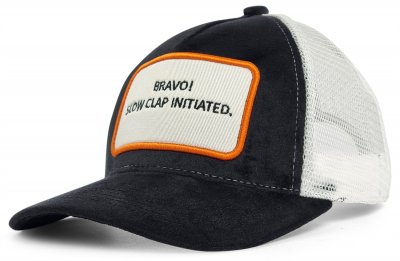 Kasket - Gårda Velvet Trucker Slow Clap (sort og hvid)