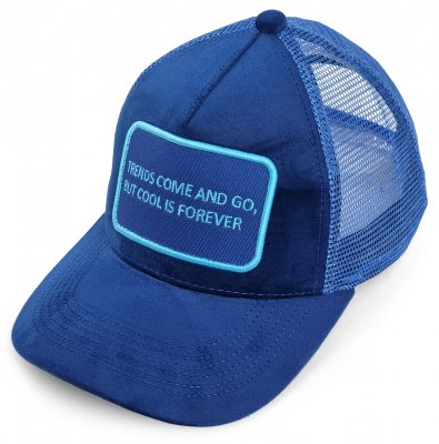 Kasket - Gårda Velvet Trucker Trends (mørkeblå)