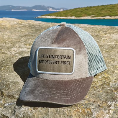 Kasket - Gårda Velvet Trucker Uncertain (grå)