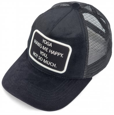 Kasket - Gårda Velvet Trucker Yoga (sort)