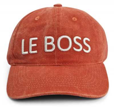 Kasket - Gårda Le Boss Washed Cap (orange)