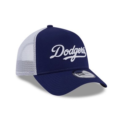 Caps - New Era Los Angeles Dodgers A-Frame Trucker Cap (blå)