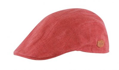 Sixpence / Flat cap - MJM Maddy Linen (rød)