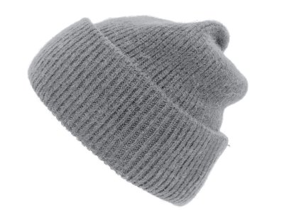 Huer - Gårda Angora Beanie (lysegrå)