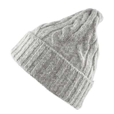 Beanies - Gårda Bad Gastein Cable Knit Wool Mix Beanie (grå)