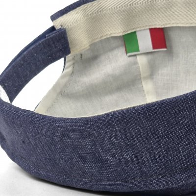 Beanies - Gårda Cavo Linen Docker Beanie (blå)
