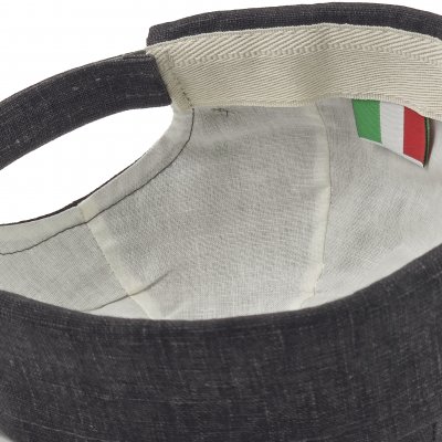Beanies - Gårda Cavo Linen Docker Beanie (Mørkegrå)