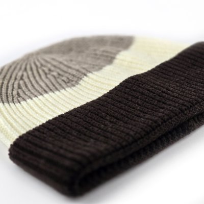 Beanies - Gårda Courchevel Merino Wool Beanie (beige/råhvid/brun)