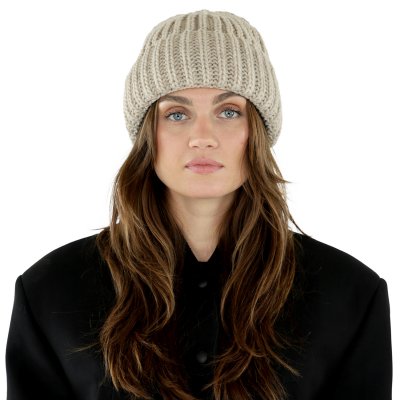 Beanies - Gårda Ebene Wool Mix Beanie (beige)