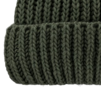 Beanies - Gårda Ebene Wool Mix Beanie (mørkegrøn)