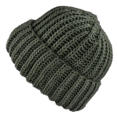 Beanies - Gårda Ebene Wool Mix Beanie (mørkegrøn)