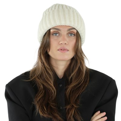Beanies - Gårda Ebene Wool Mix Beanie (off-white)