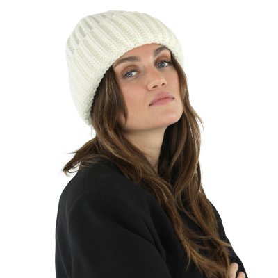 Beanies - Gårda Ebene Wool Mix Beanie (off-white)