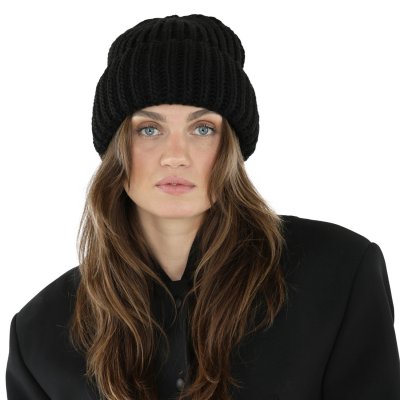 Beanies - Gårda Ebene Wool Mix Beanie (sort)