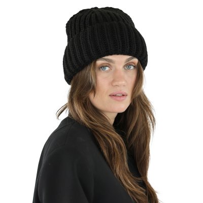 Beanies - Gårda Ebene Wool Mix Beanie (sort)
