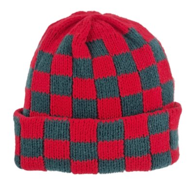 Huer - Gårda Hedemora Beanie (rød/grøn)