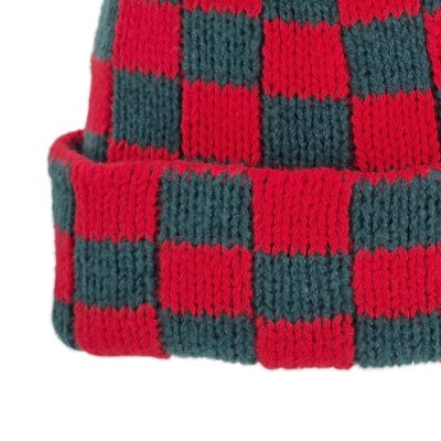 Huer - Gårda Hedemora Beanie (rød/grøn)