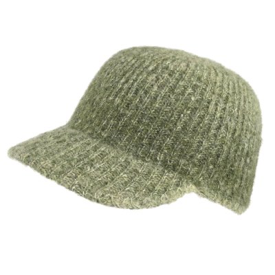 Beanies - Gårda Innsbruck Alpaca Mix Visor Beanie (grøn)