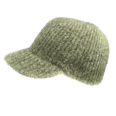 Beanies - Gårda Innsbruck Alpaca Mix Visor Beanie (grøn)