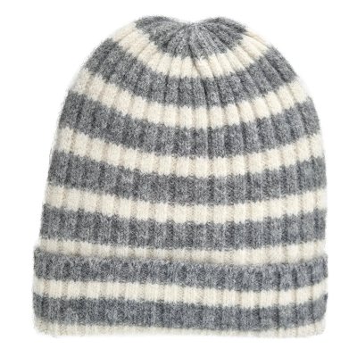 Beanies - Gårda Isfjord Slouch Beanie (grå/hvid)