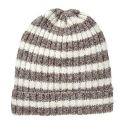 Beanies - Gårda Isfjord Slouch Beanie (kaki/hvid)