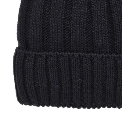 Beanies - Gårda Lenzerheide Merino Wool Beanie (sort)