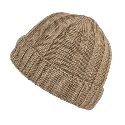 Beanies - Gårda Lenzerheide Merino Wool Beanie (beige)