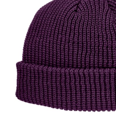 Beanies - Gårda Loxley Knitted Docker Beanie (lilla)