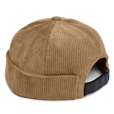 Beanies - Gårda Lymington Corduroy Docker Beanie (beige)
