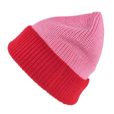 Merino Wool Beanies - Gårda St. Moritz Merino Wool Beanie (rød/pink)