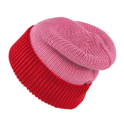 Merino Wool Beanies - Gårda St. Moritz Merino Wool Beanie (rød/pink)