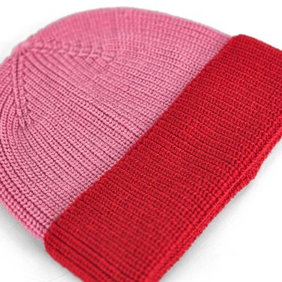 Merino Wool Beanies - Gårda St. Moritz Merino Wool Beanie (rød/pink)