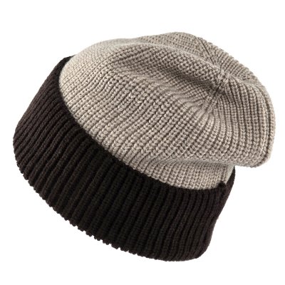 Merino Wool Beanies - Gårda St. Moritz Merino Wool Beanie (brun/beige)