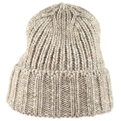 Beanies - Gårda Val d'Isère Wool Mix Beanie (lys beige)