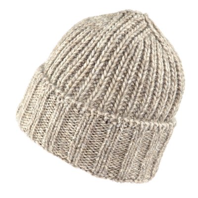 Beanies - Gårda Val d'Isère Wool Mix Beanie (lys beige)