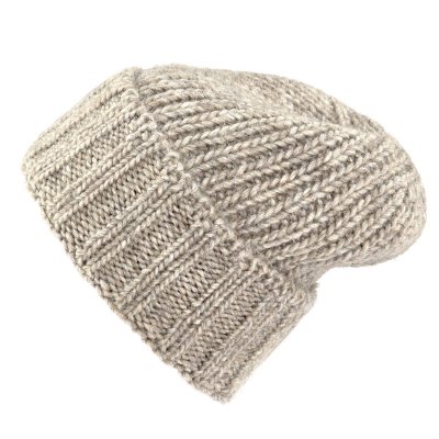 Beanies - Gårda Val d'Isère Wool Mix Beanie (lys beige)