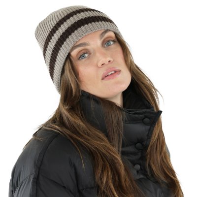 Beanies - Gårda Champéry Cashmere Mix Beanie (brun/beige)