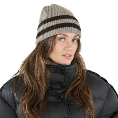 Beanies - Gårda Champéry Cashmere Mix Beanie (brun/beige)