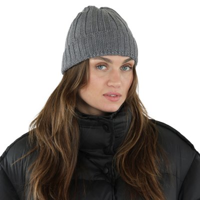 Beanies - Gårda Lenzerheide Merino Wool Beanie (grå)