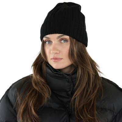 Beanies - Gårda Lenzerheide Merino Wool Beanie (sort)